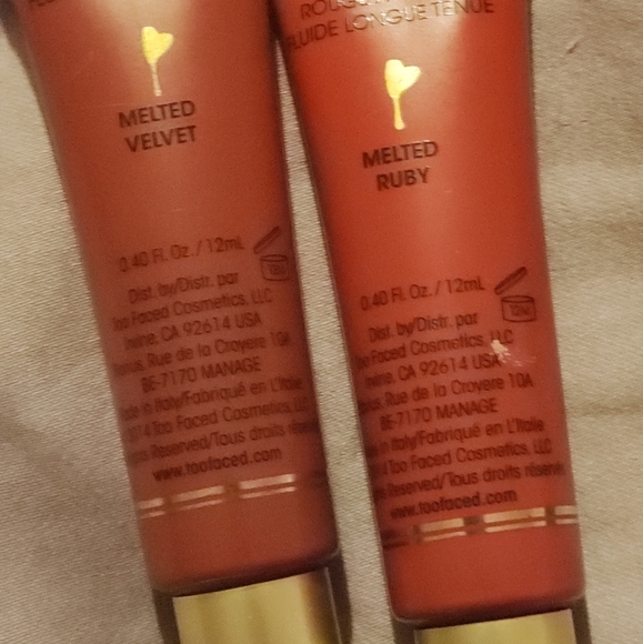 TOO FACED Melted lipstick set of 2 - Picture 4 of 4